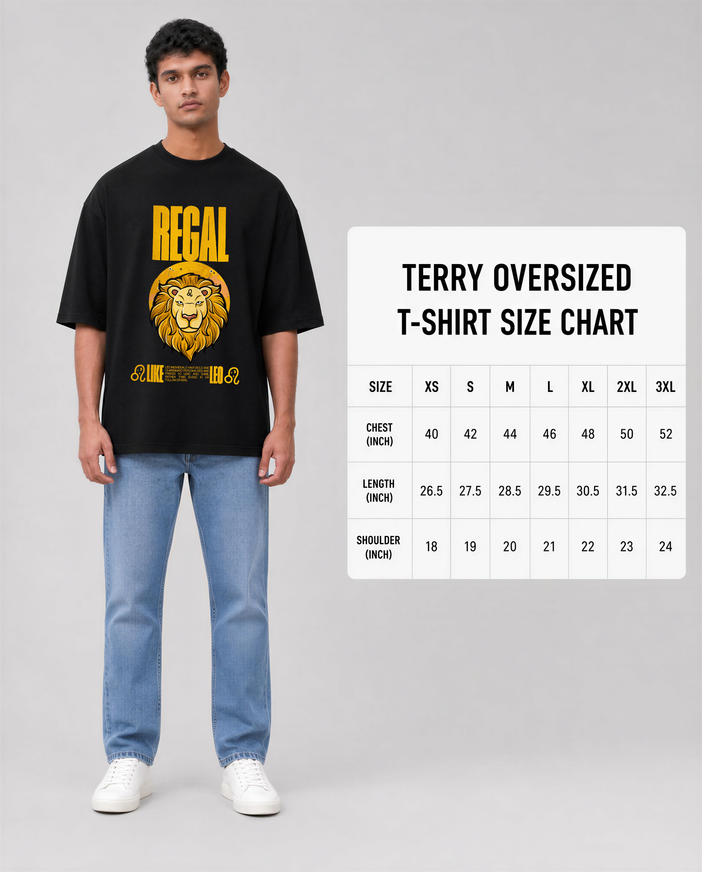 Leo - Unisex Oversized Tee