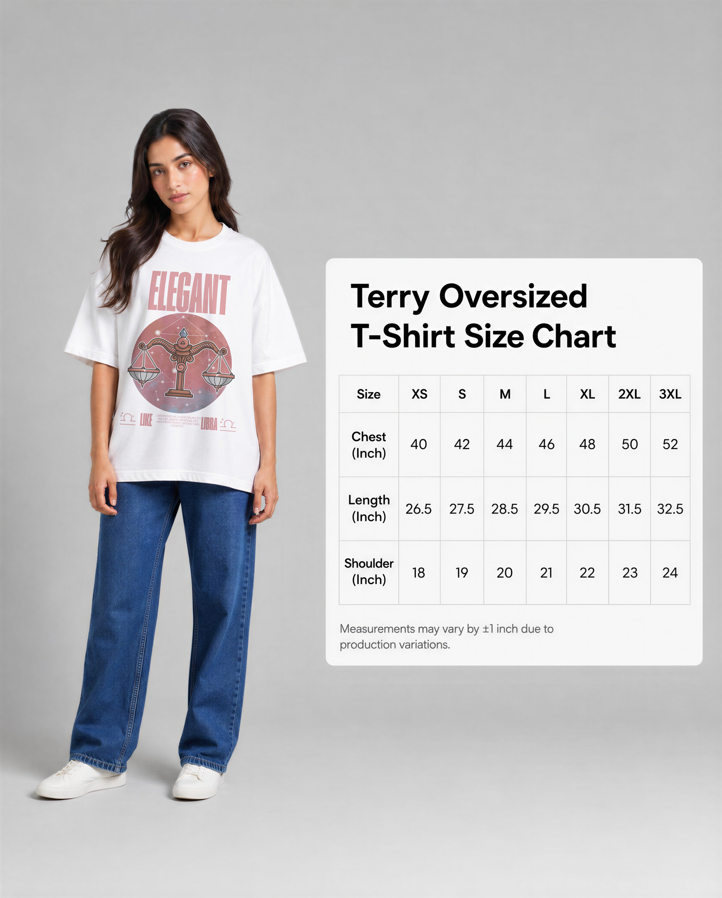 Libra - Unisex Oversized Tee