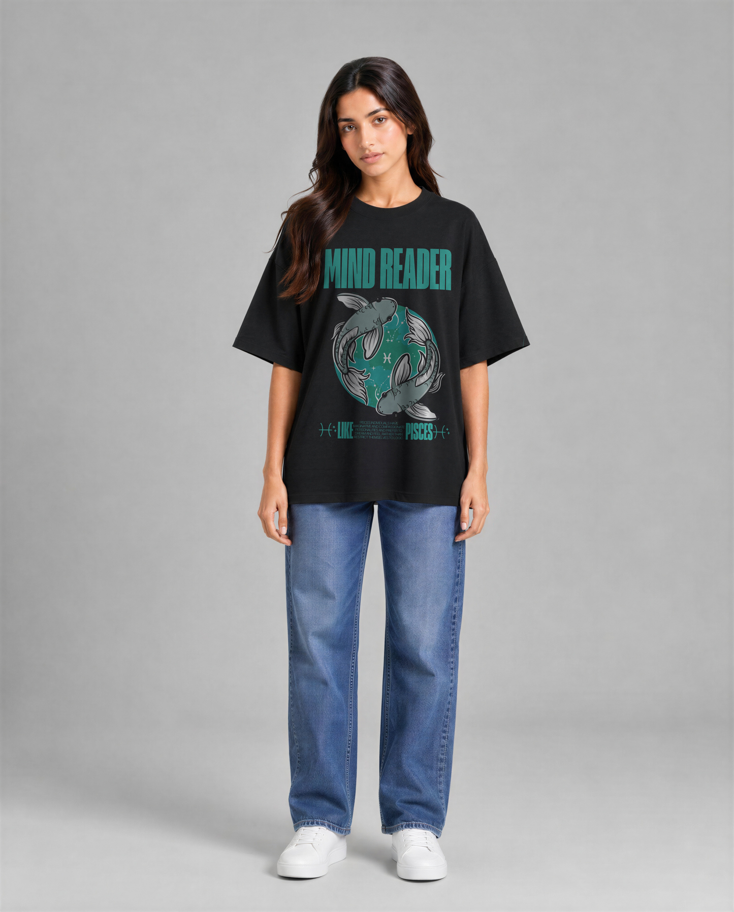 Pisces - Unisex Oversized Tee