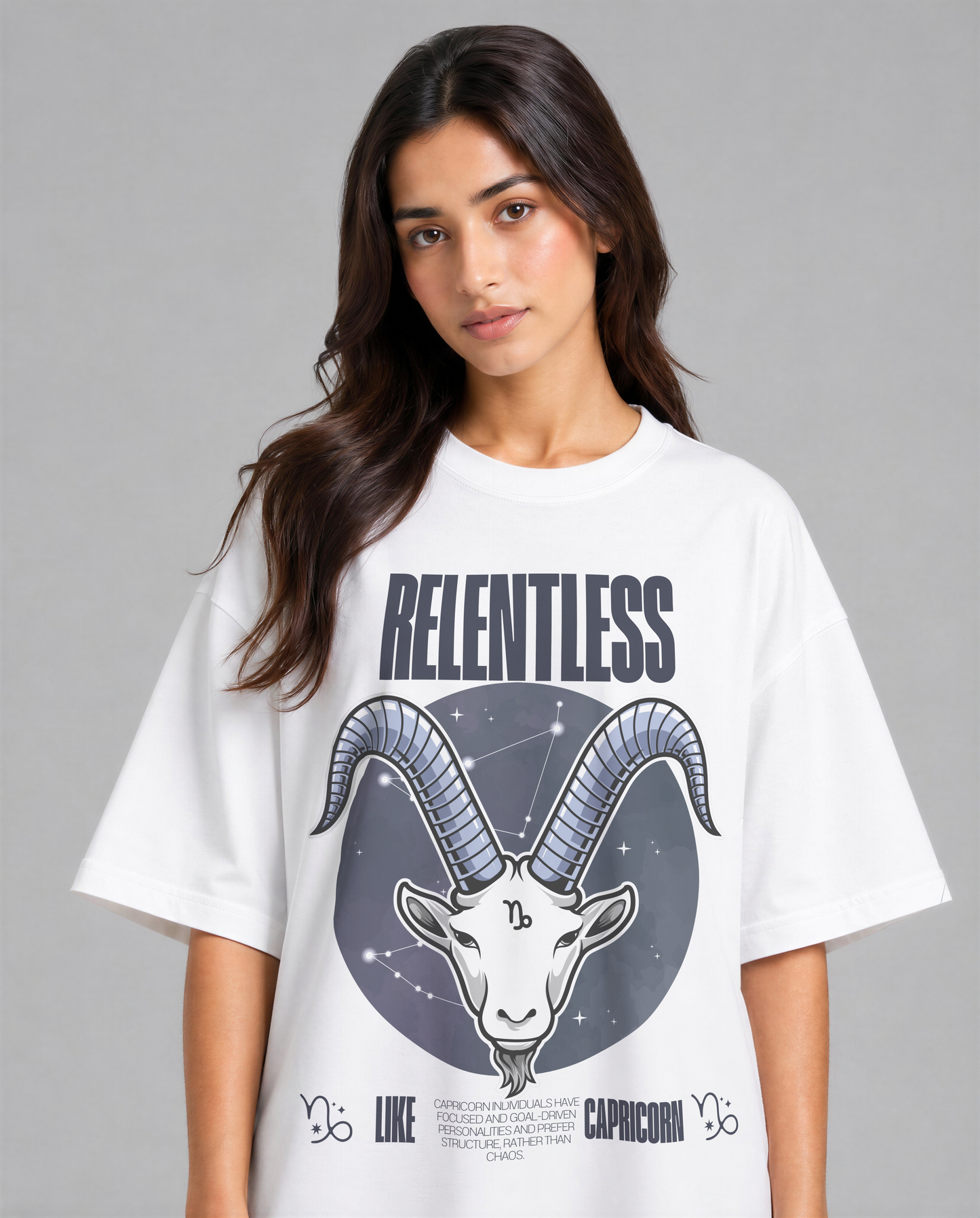 Capricorn - Unisex Oversized Tee