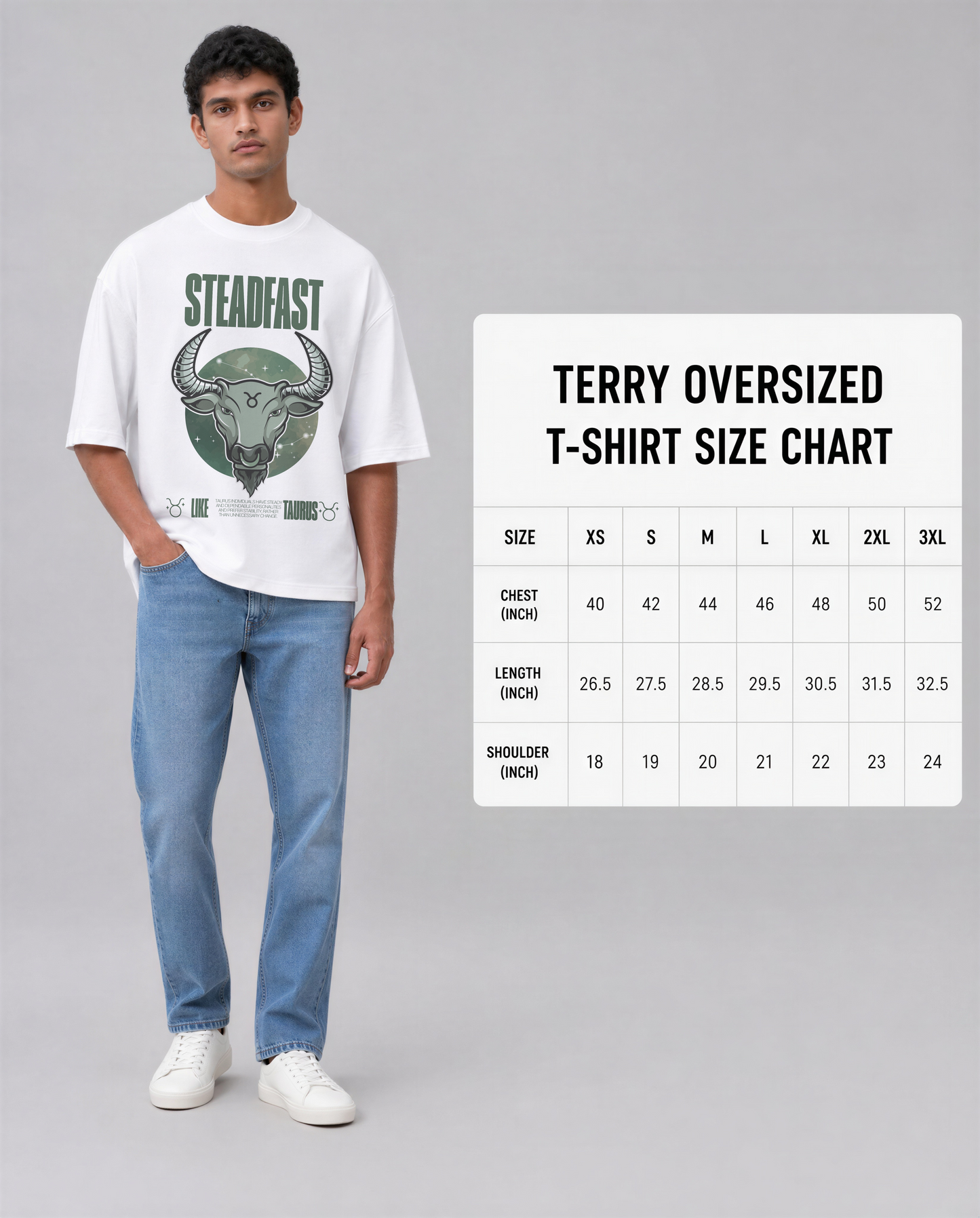 Taurus - Unisex Oversized Tee